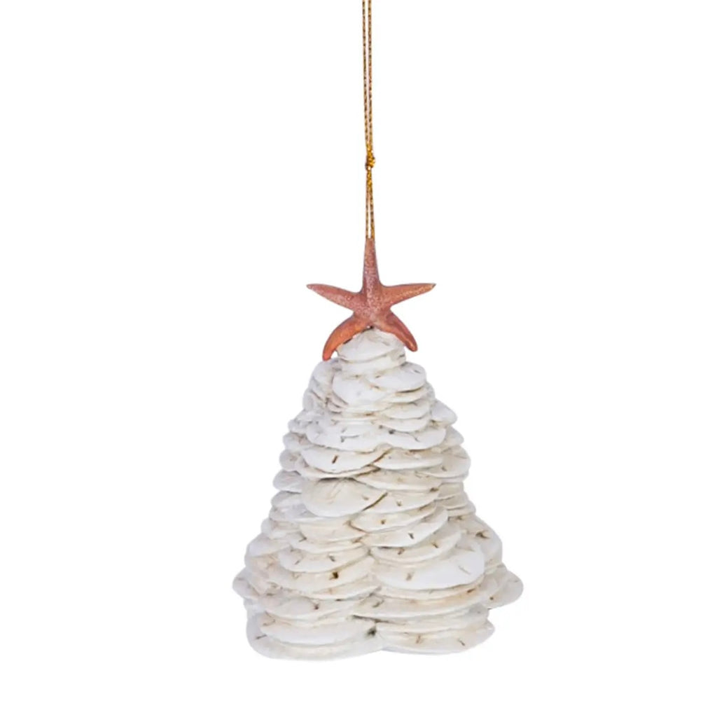 Sand Dollar Christmas Tree Ornament, 3.5" - Monogram Market