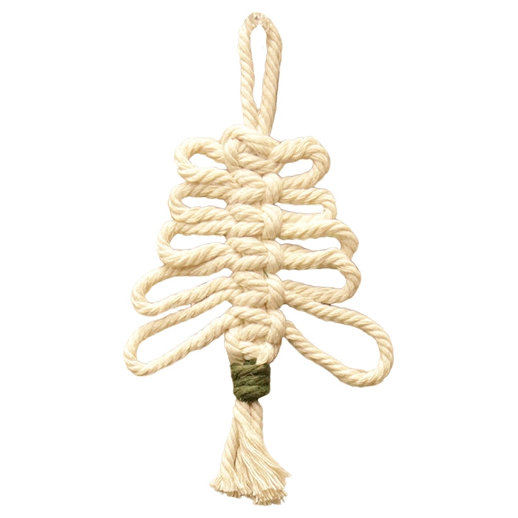 Rope Tree Ornament - Natural, 6.5" - Monogram Market