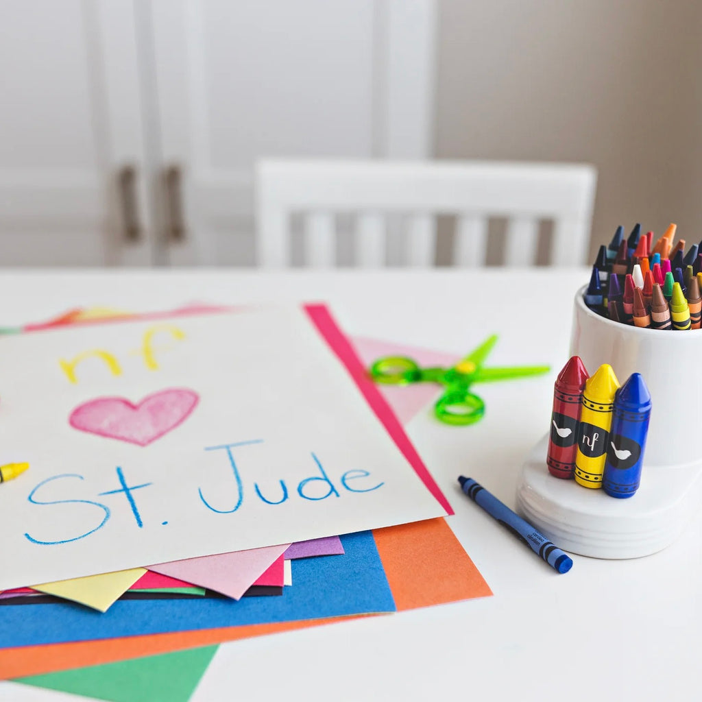 Nora Fleming - St. Jude's Color Me Happy, Crayon Mini - Monogram Market