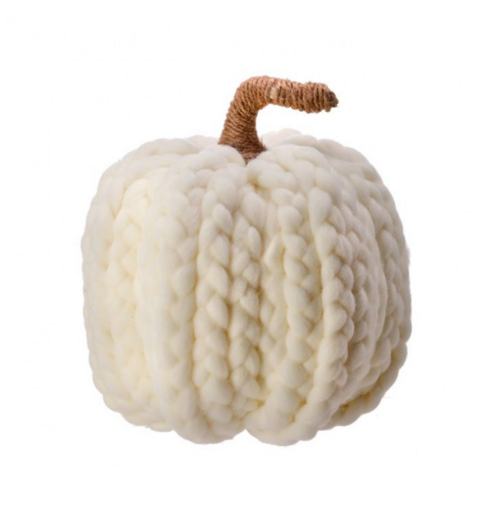 Woven Yarn Pumpkin, 9" - Monogram Market