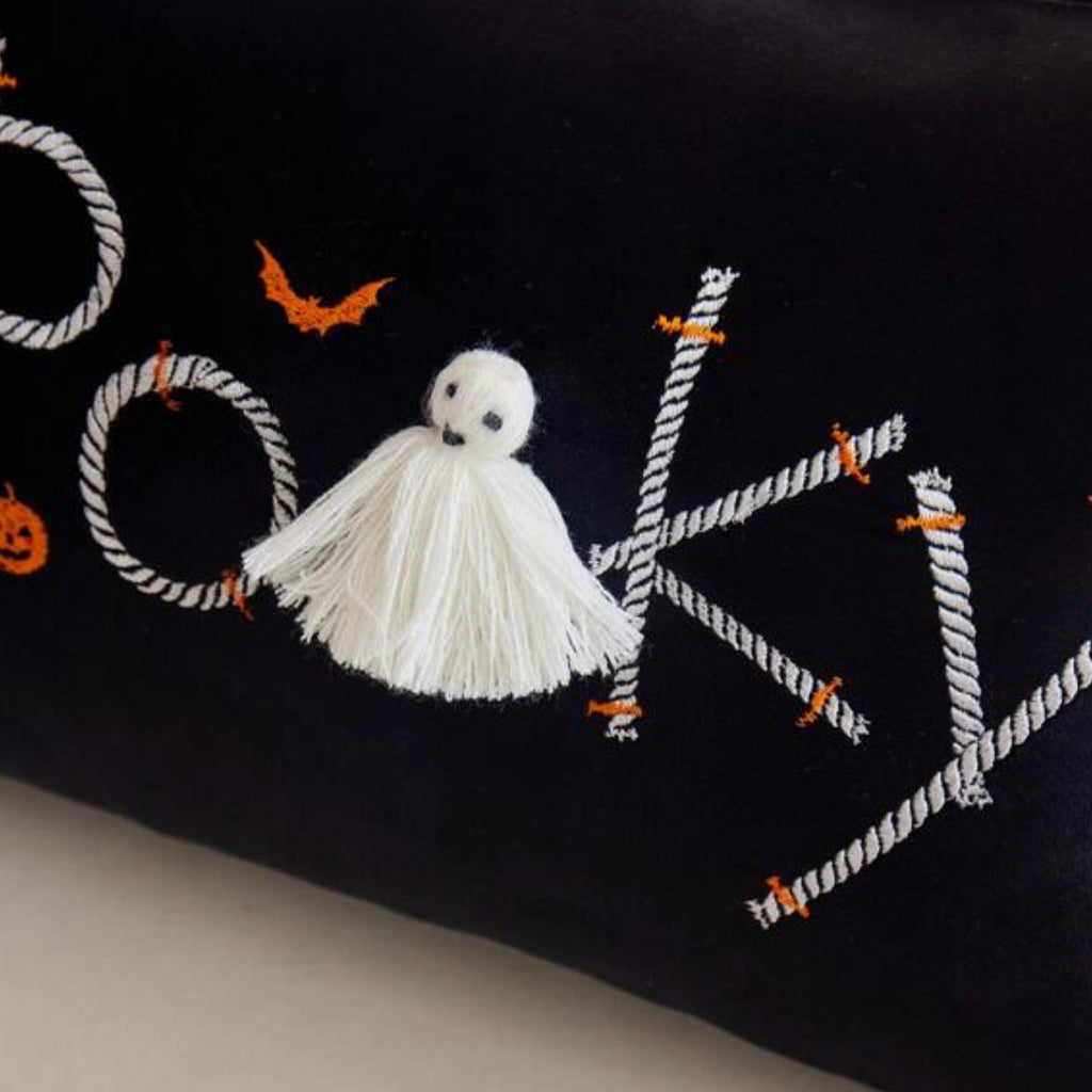 Spooky Embroidered Halloween Pillow - Monogram Market