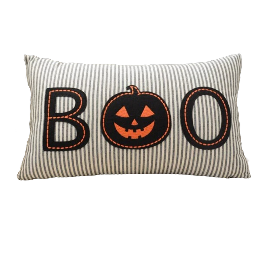 BOO Applique Halloween Pillow - Monogram Market
