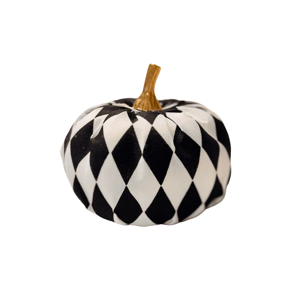 Fabric Harlequin Pumpkins, Black & White - Monogram Market