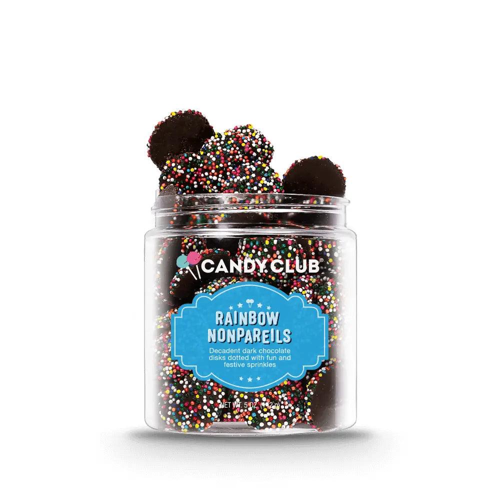 Candy Club - Rainbow Nonpareil Chocolates - Monogram Market
