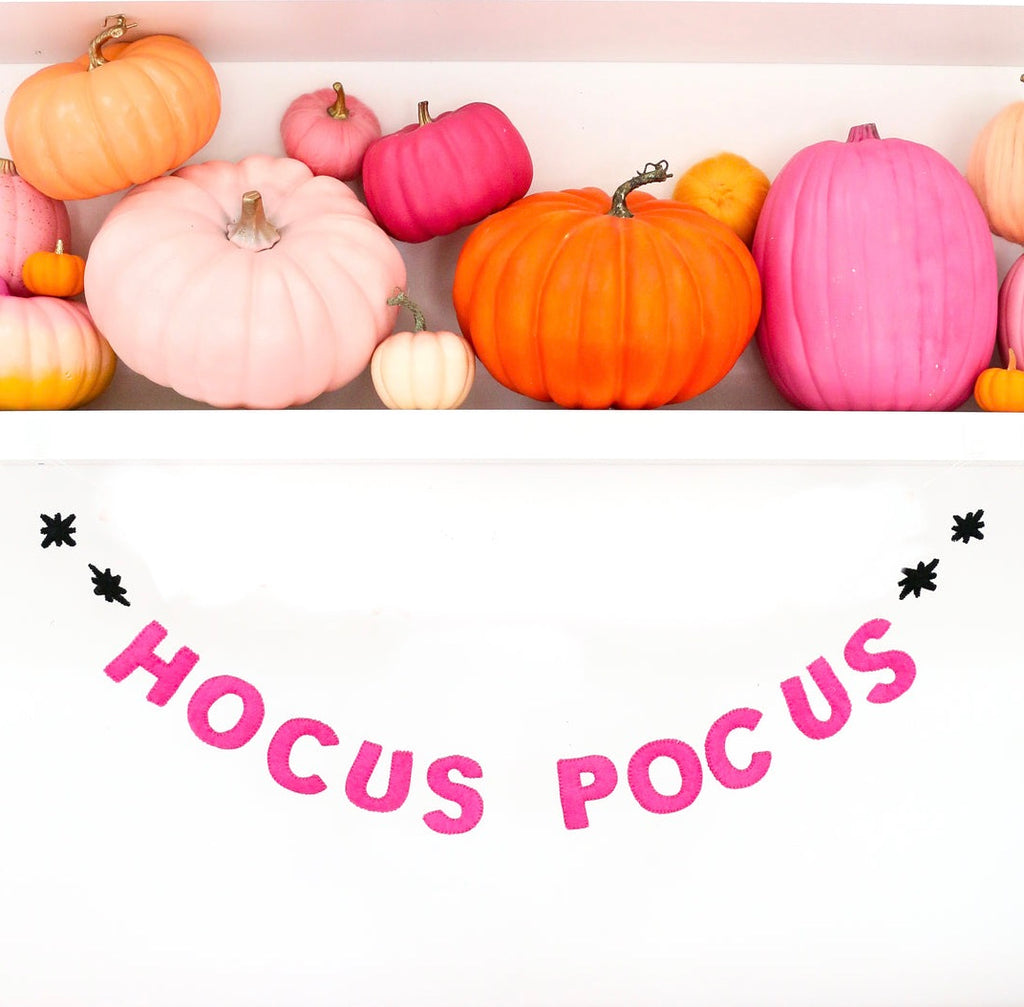 Hocus Pocus Felt Halloween Garland - Monogram Market