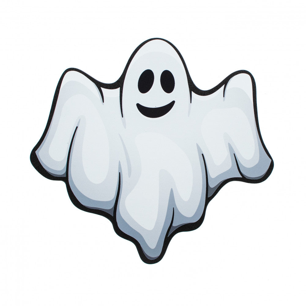 Ghost Accent Sign - White, 9" - Monogram Market
