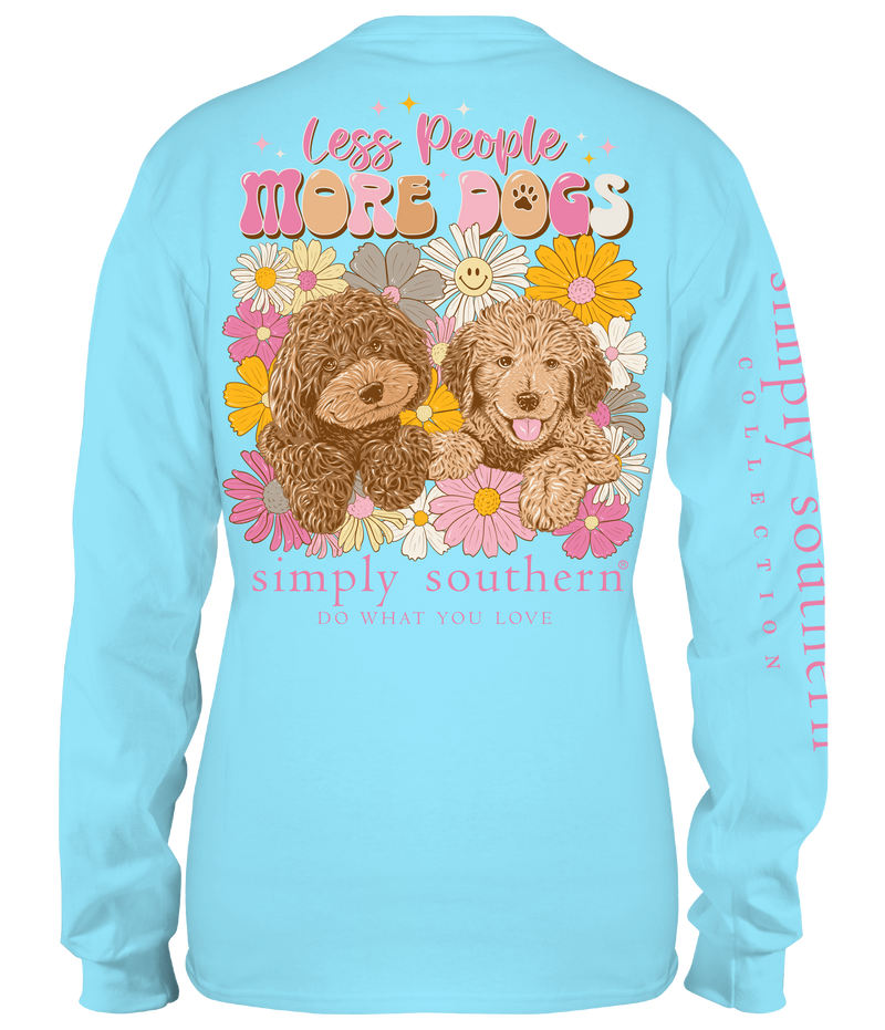 Simply Southern YOUTH, Long Sleeve Tee - MORE DOGS - Monogram Market