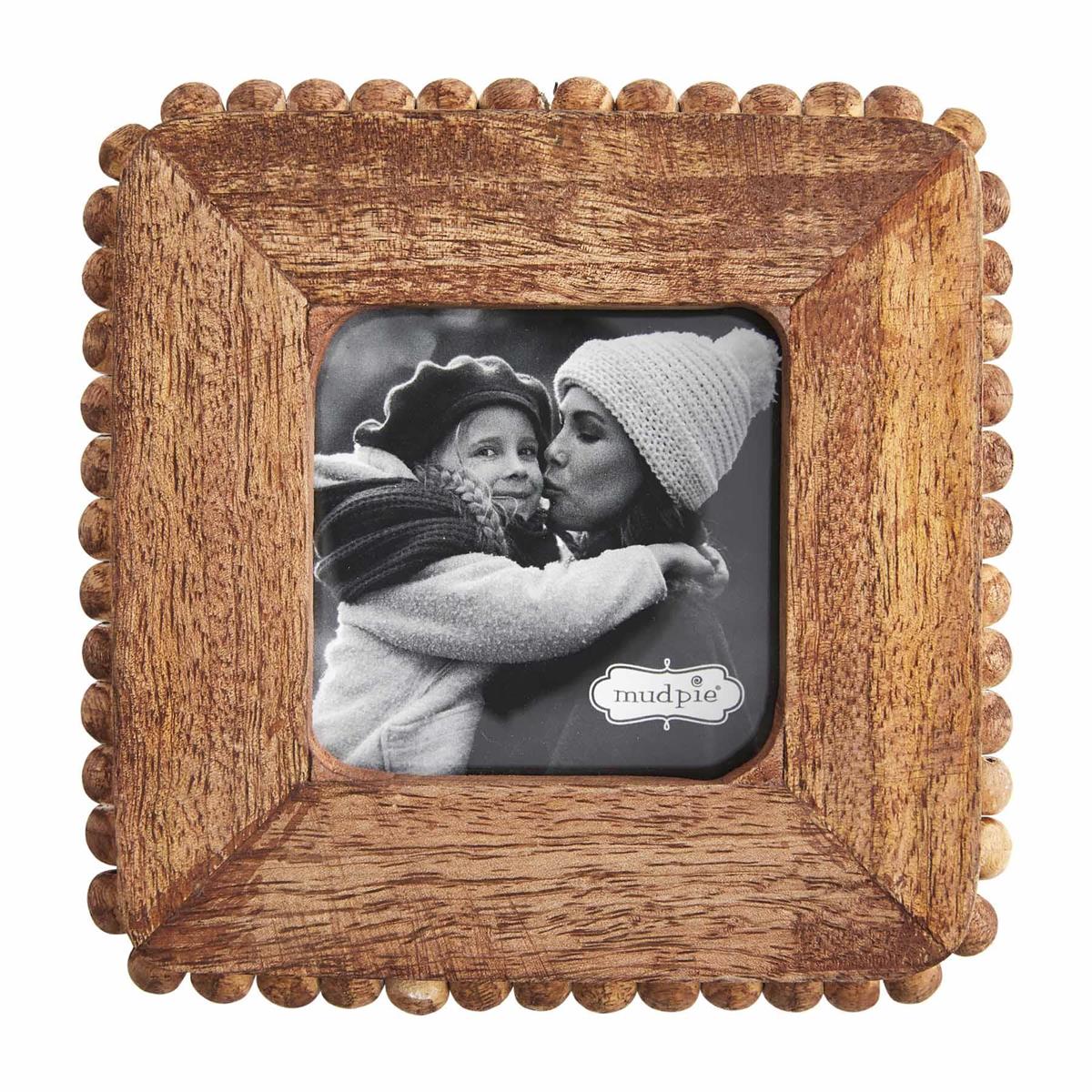 Mud Pie Bilderrahmen 12,7 X 17,8 Cm – Mit Glas, Metallrahmen In Messing-Optik, Standfuß Hinten