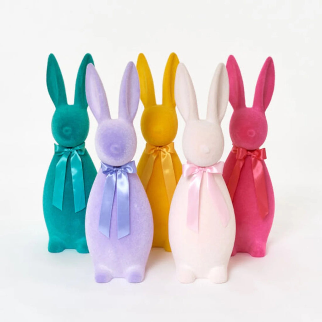 Flocked Easter Bunny - LARGE, 27”  **RESTOCKING EARLY MARCH** - Monogram Market