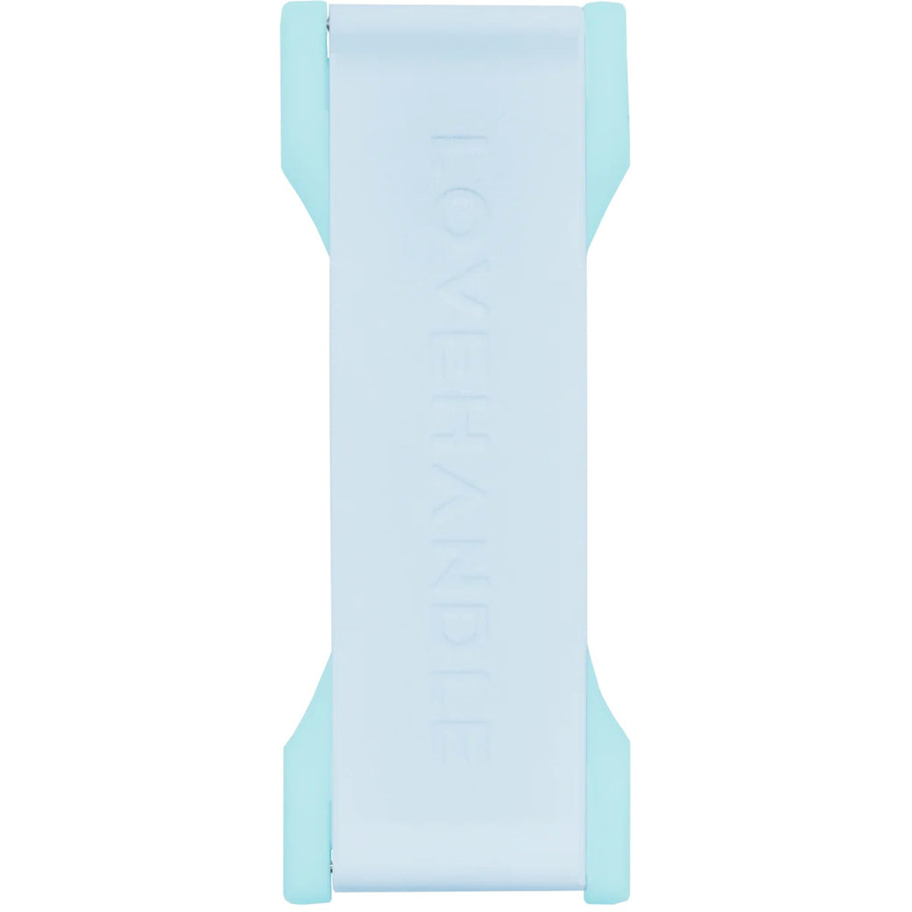 LoveHandle PRO Phone Grip - Silicone, Frosty Blue Glow - Monogram Market