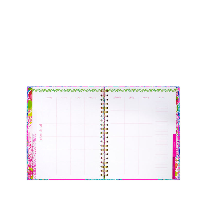 Lilly Pulitzer Undated Weekly Planner - Lil Earned Stripes - Monogram Market
