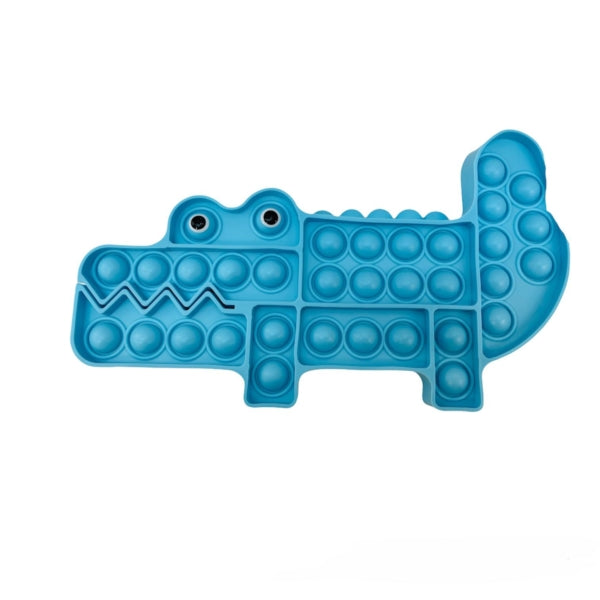 Fidget Bubble Pop It - Blue Alligator - Monogram Market