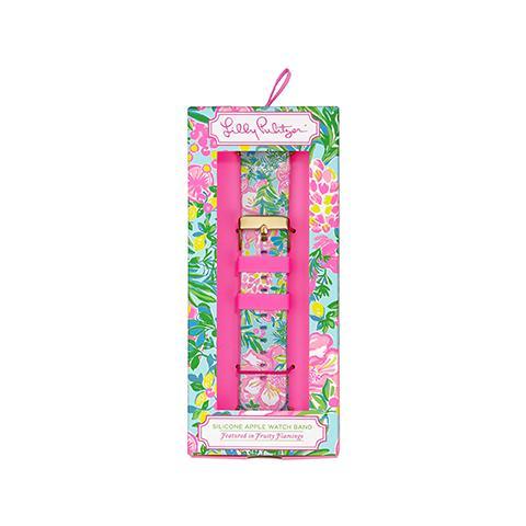 Lilly Pulitzer Silicone Apple Watch Band Monogram Market