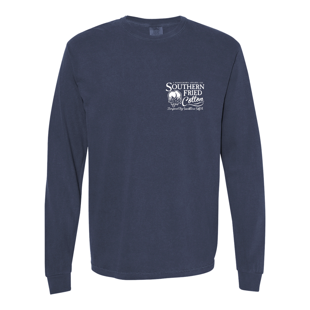 Southern Fried Cotton Long Sleeve Tee - HEADING UP THE MOUNTAIN - Monogram Market