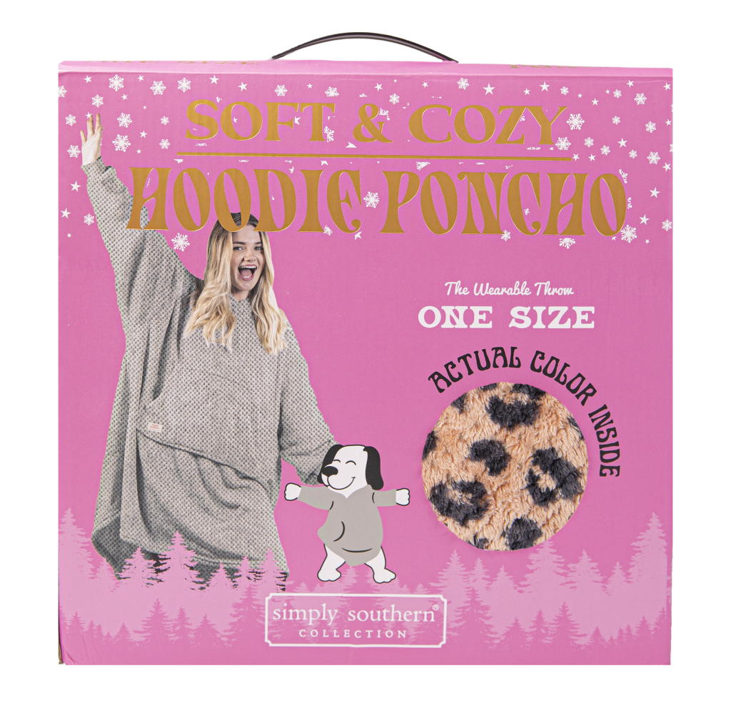 Simply Southern Simply Soft Poncho Hoodie Monogram Market