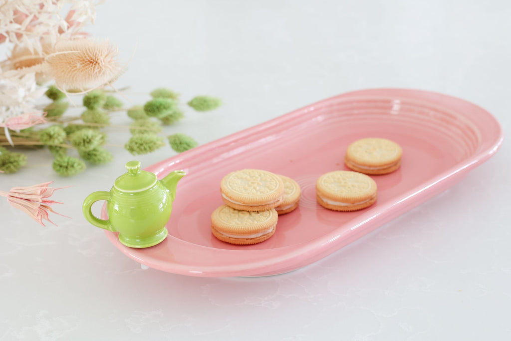*NEW* Nora Fleming & Fiesta Bread Tray w/Teapot Mini - Monogram Market