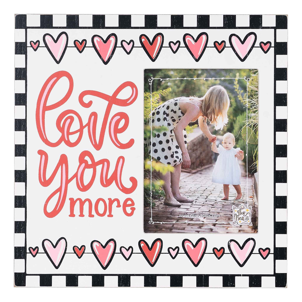 Love You More Heart Frame - Monogram Market