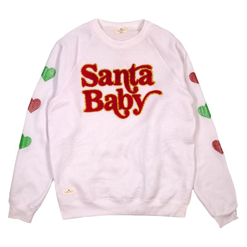 Simply Southern - Sparkle Letter Pullover, SANTA BABY - Monogram Market