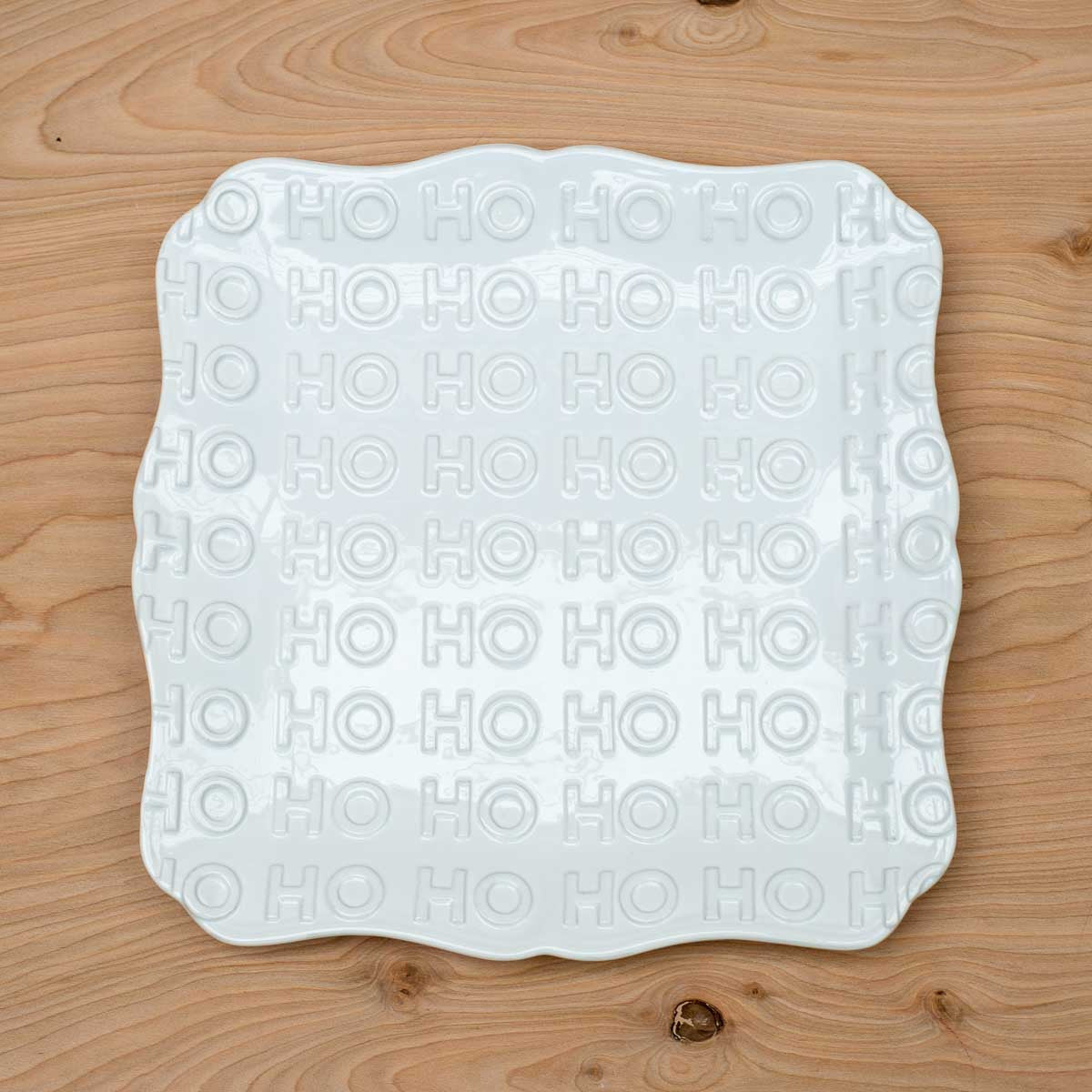 HoHoHo Embossed Platter
