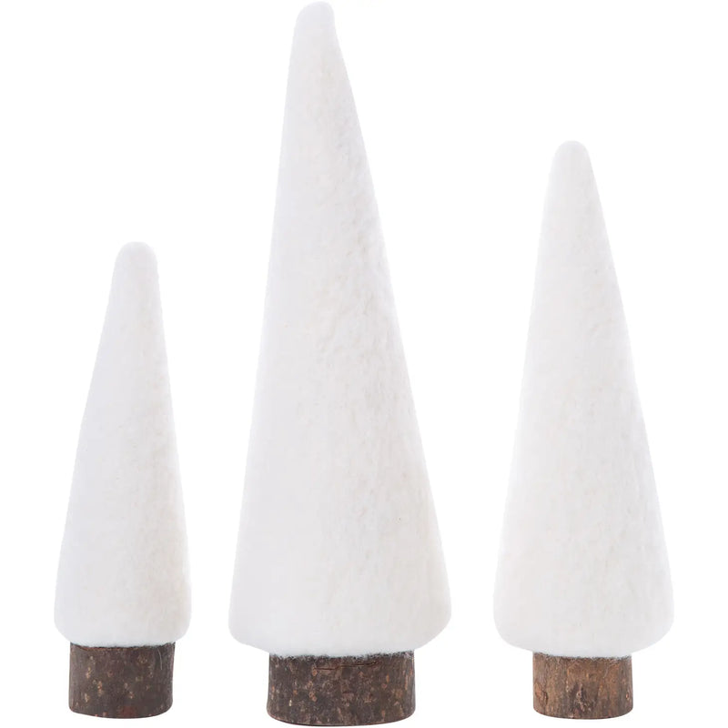 Felt Cone Tabletop Trees - Monogram Market