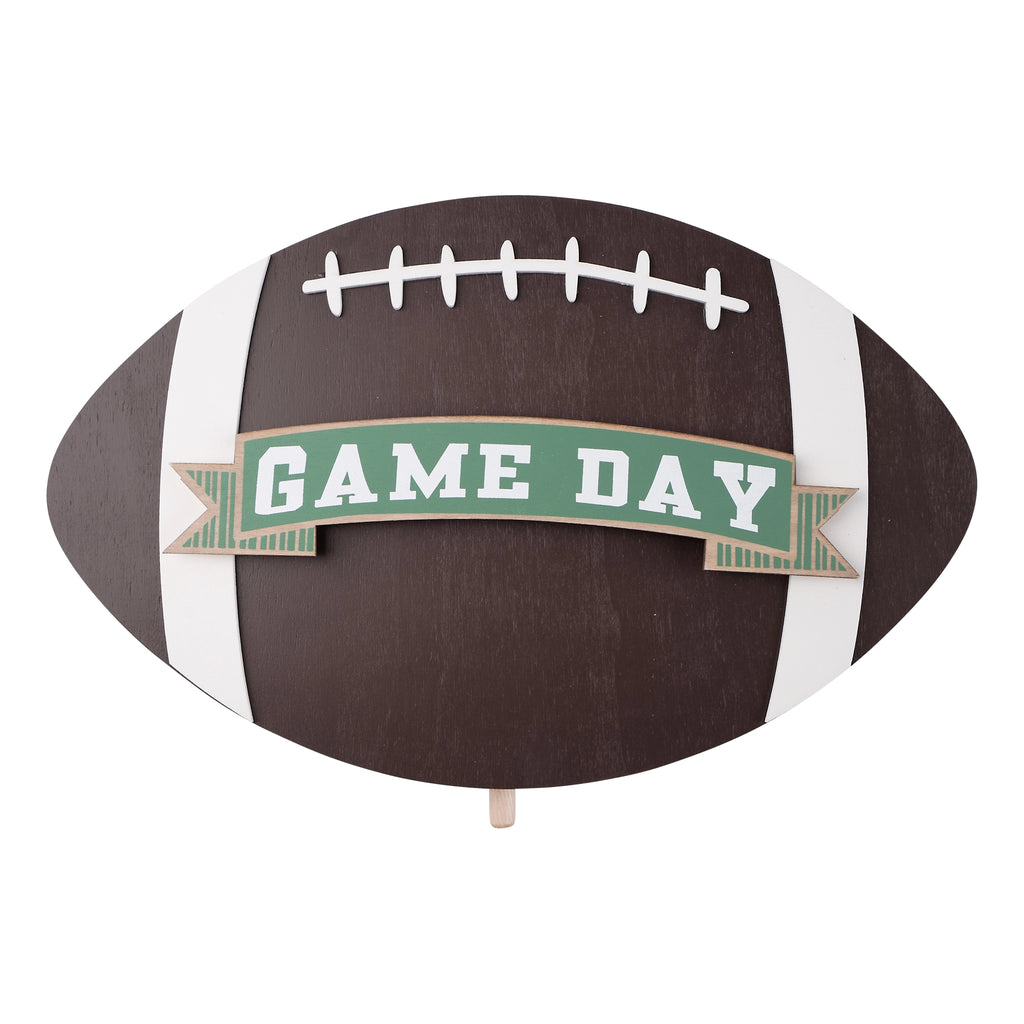 Gameday Football Wood Topper