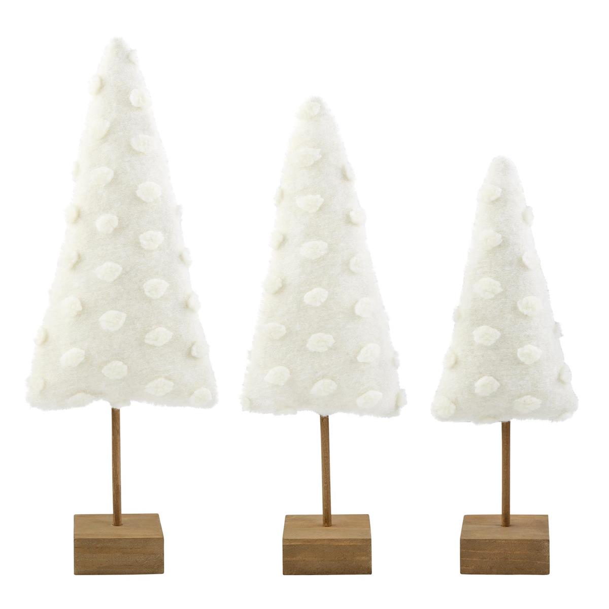 Dotted Wool Holiday Trees