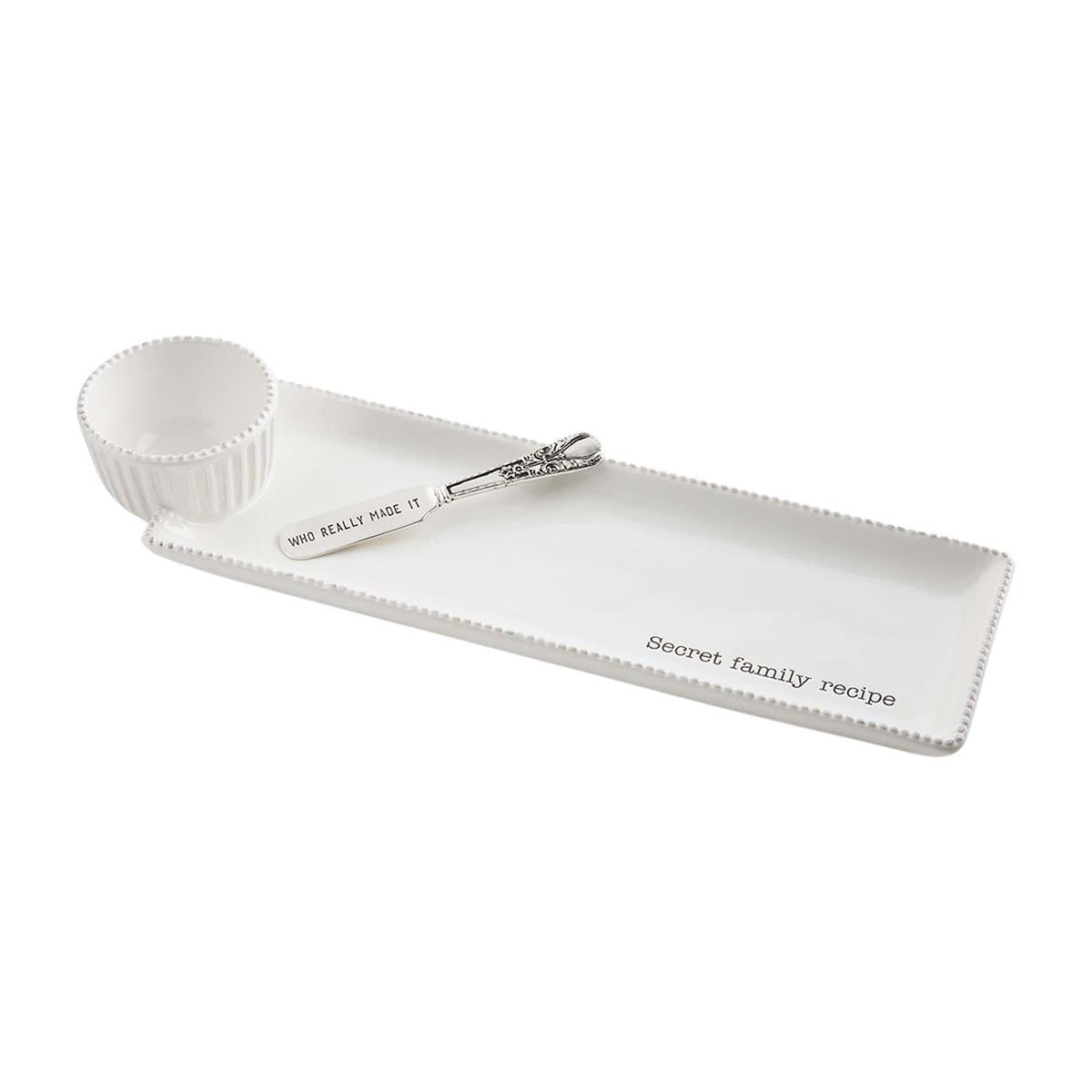 Mud Pie Recipe Tray Integral Dip Set
