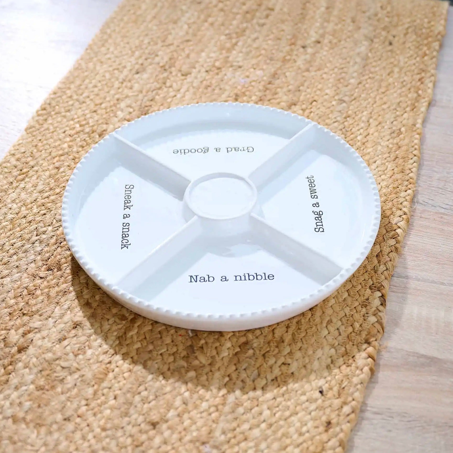 Mud Pie Sectioned Snack Tray - Thumbnail 5