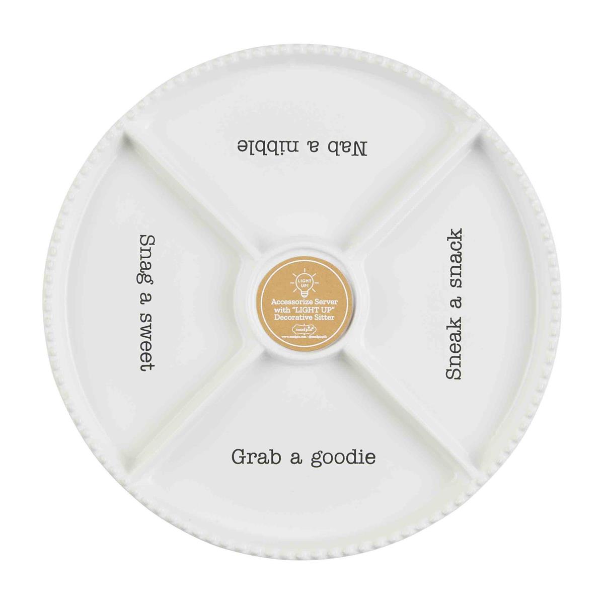 Mud Pie Sectioned Snack Tray