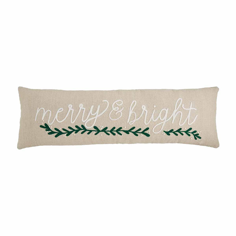 Mud Pie - Christmas Embroidered Throw Pillows - Monogram Market