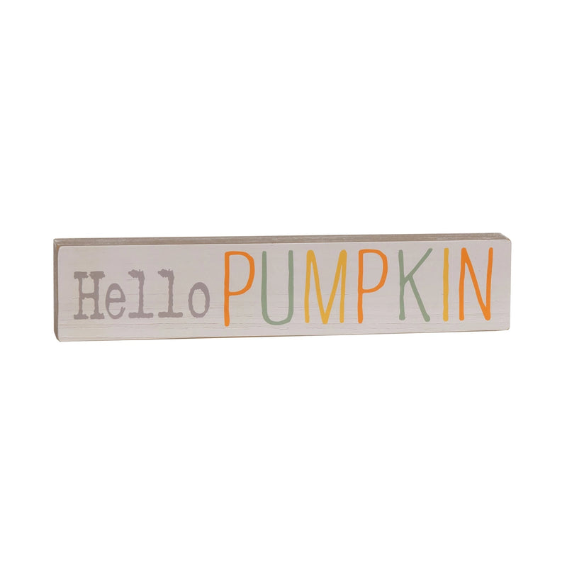 Fall Wood Decor Block, PUMPKIN - Monogram Market