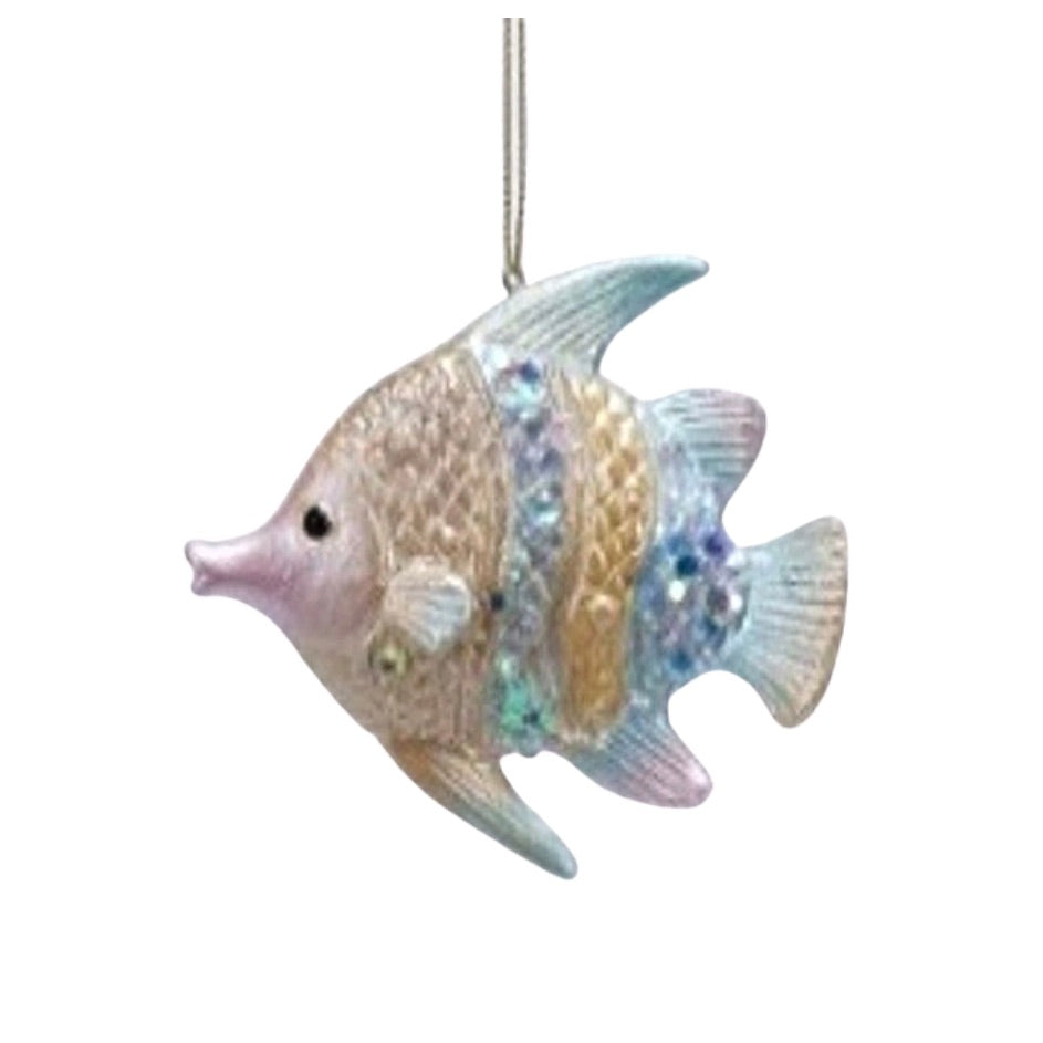 Tropical Fish Ornament, 3" - Monogram Market