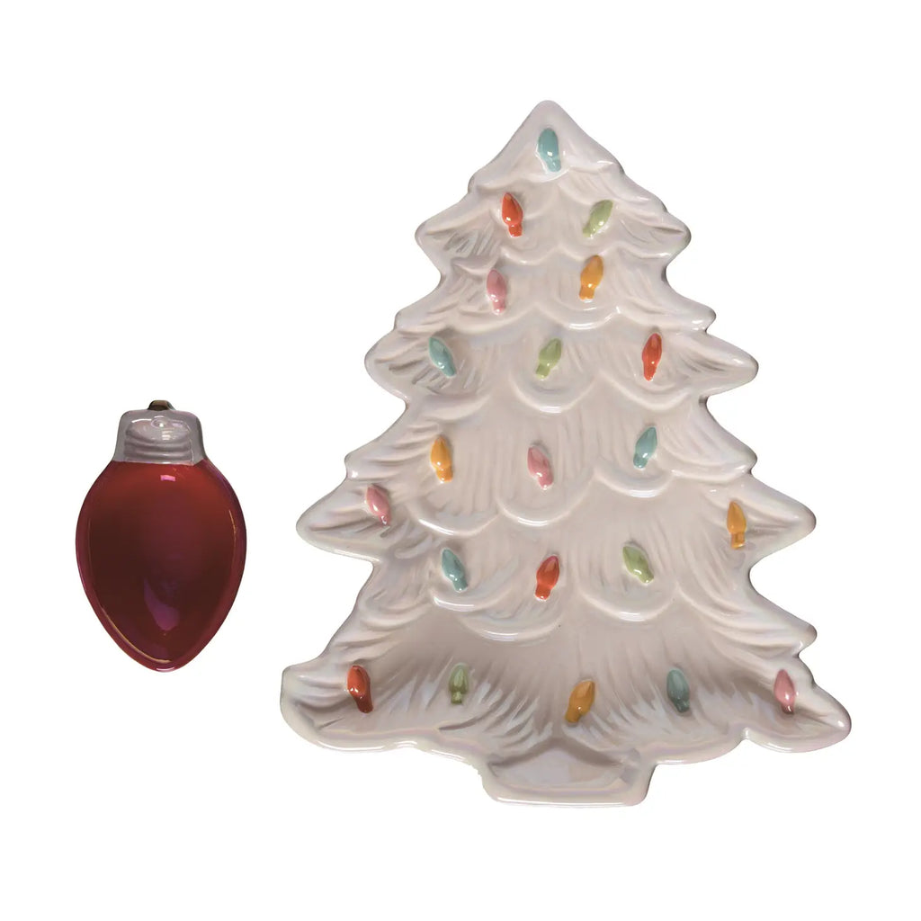 Fun Christmas Tree Chip & Dip Set