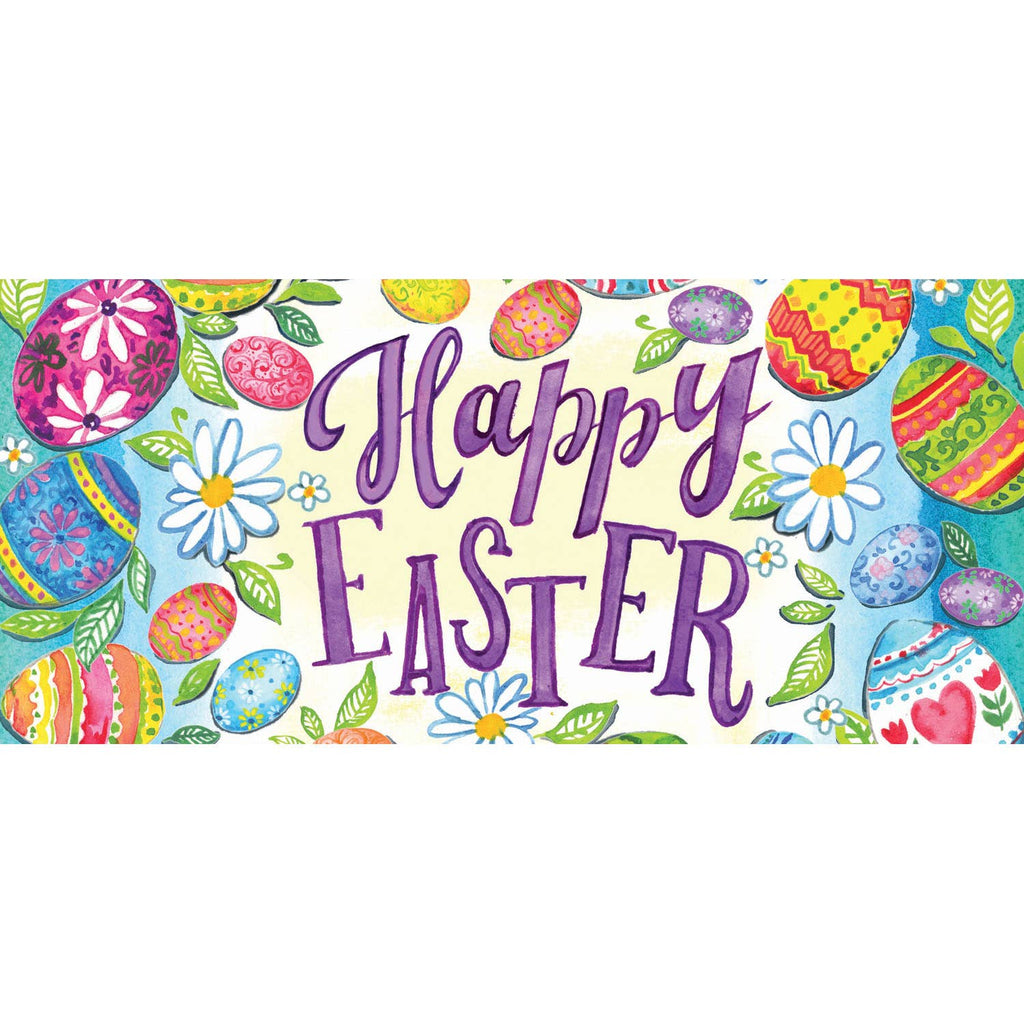 Happy Easter Eggs Sassafras Switch Mat - Monogram Market