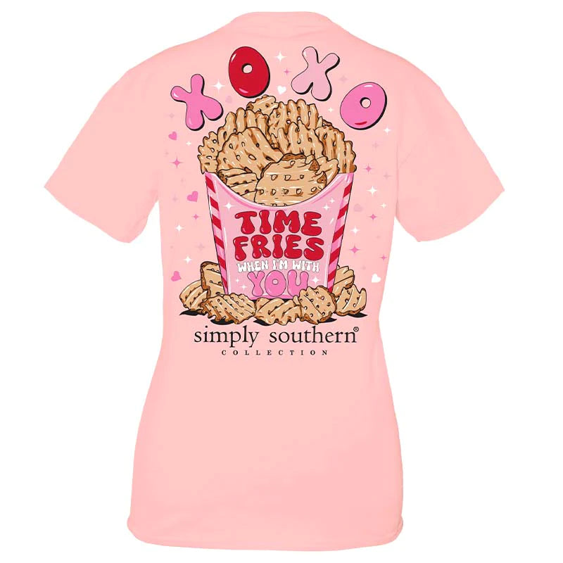Simply Southern Short Sleeve Tee - XO Fries (Valentine’s Day) - Monogram Market