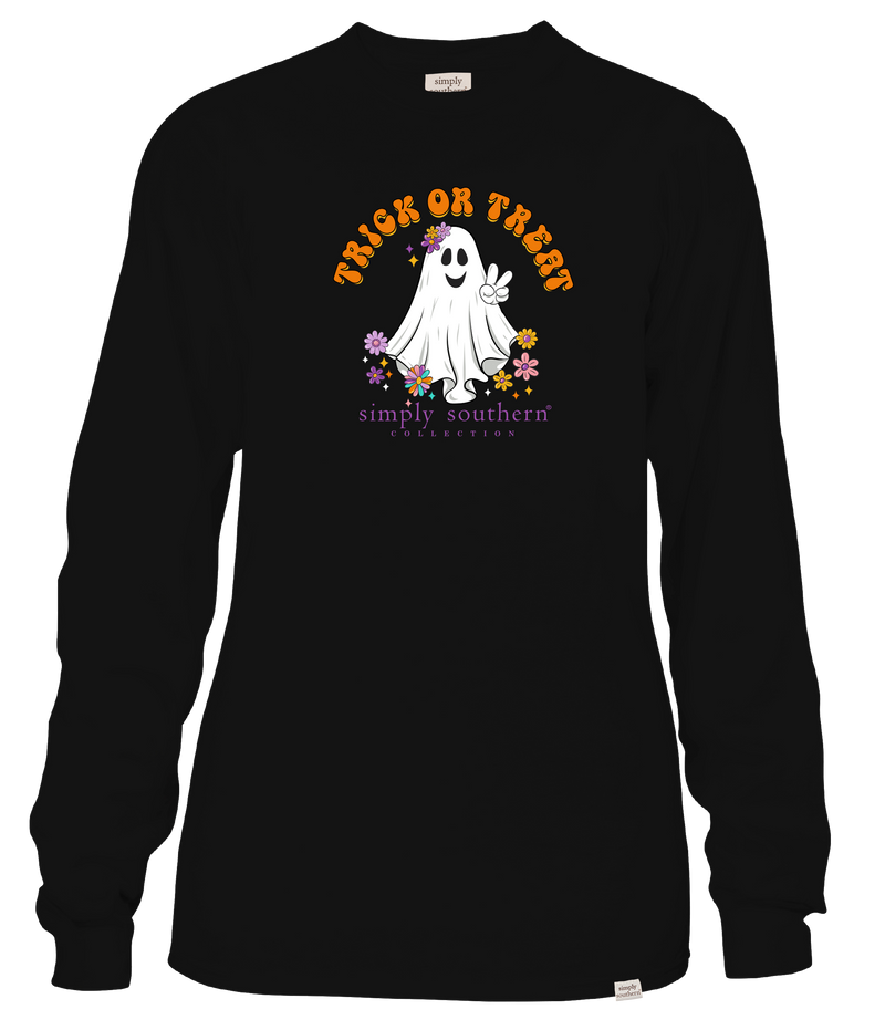 Simply Southern, Long Sleeve Tee - BOO CREW (TRICK OR TREAT) - Monogram Market