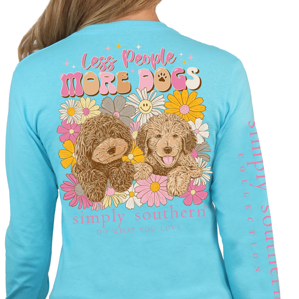 Simply Southern, Long Sleeve Tee - MORE DOGS - Monogram Market