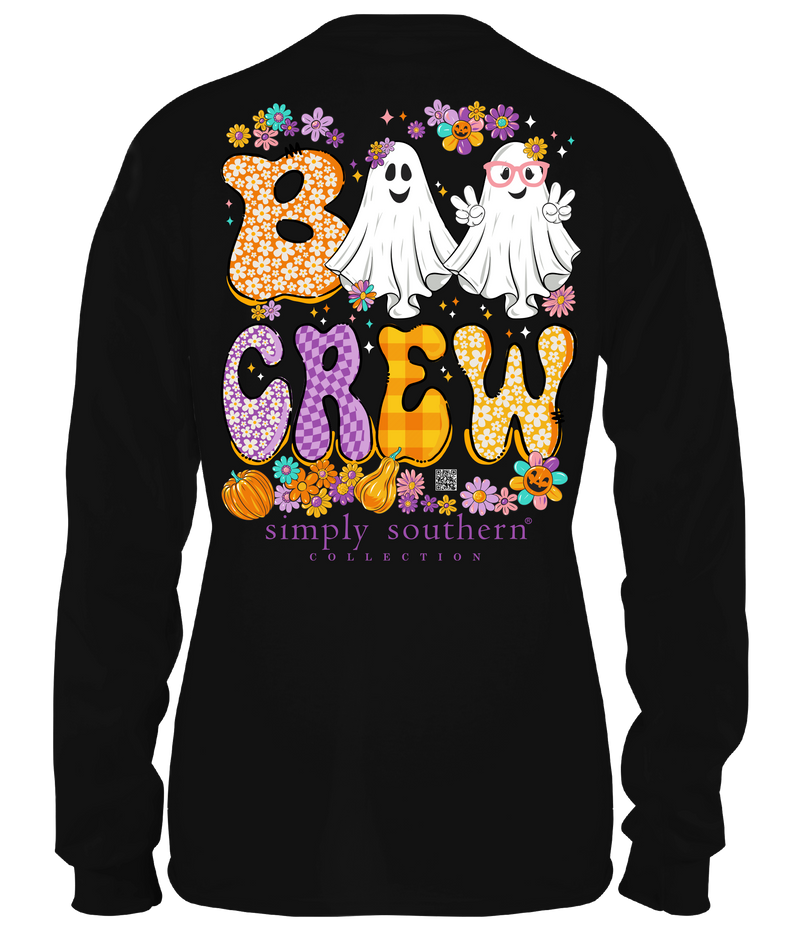 Simply Southern YOUTH, Long Sleeve Tee - BOO CREW ( TRICK OR TREAT) - Monogram Market
