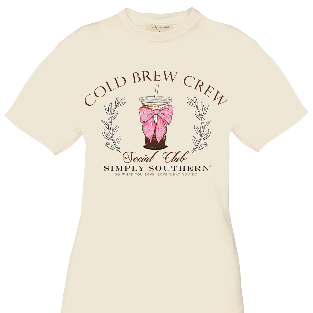 Simply Southern, Short Sleeve Tee - COLD BREW - Monogram Market