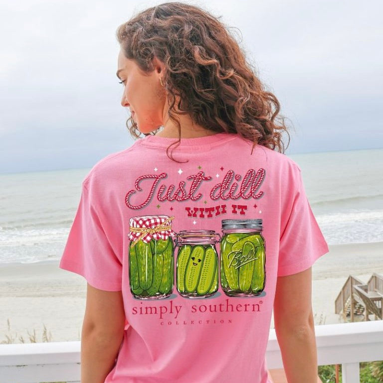 Simply Southern, Short Sleeve Tee - DILL - Monogram Market
