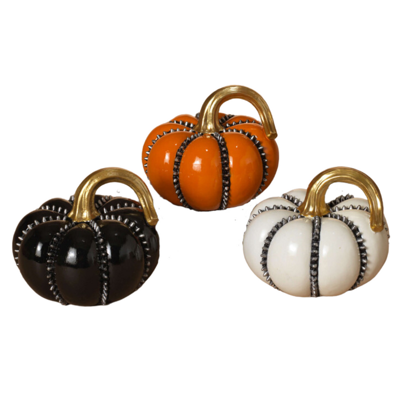 Halloween Pumpkins with Spikes, 5.5" - Monogram Market