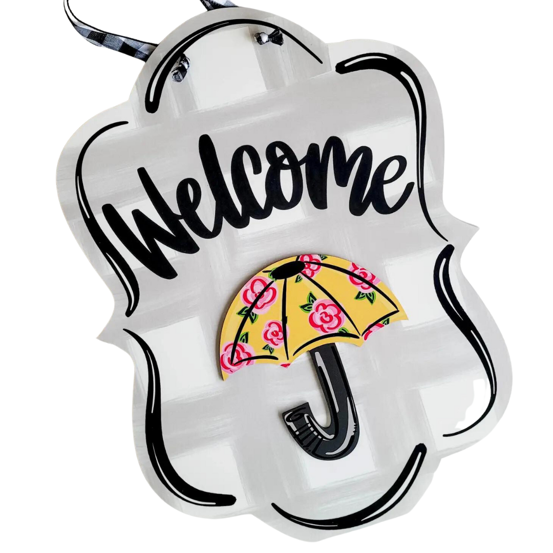 Monogram Market Interchangeable Door Hanger
