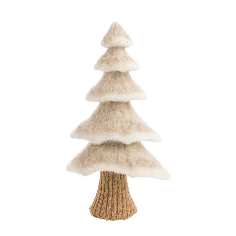 Felt Covered Tiered Tree, 15"H - Monogram Market