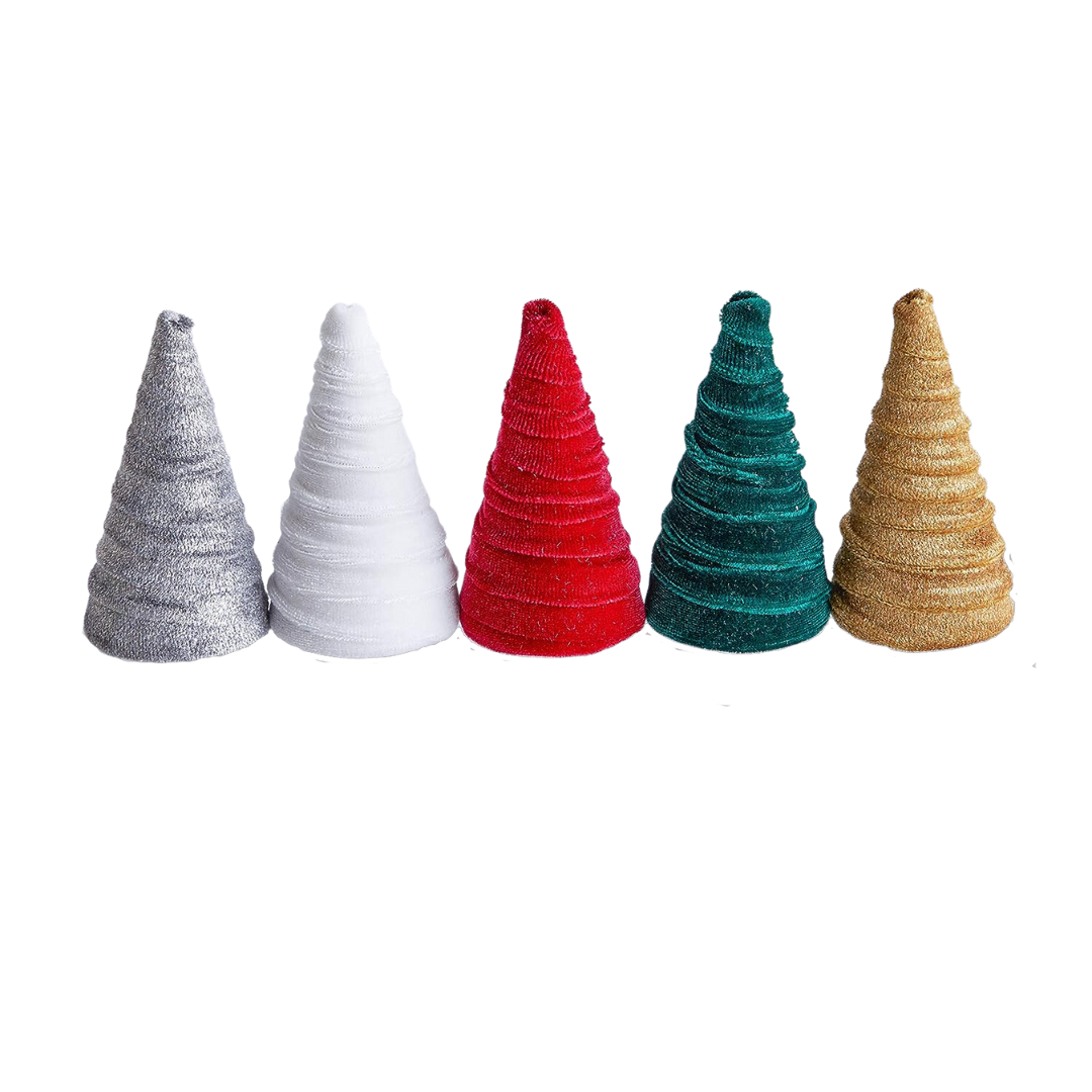 Handmade Velvet Cone Trees - Thumbnail 3