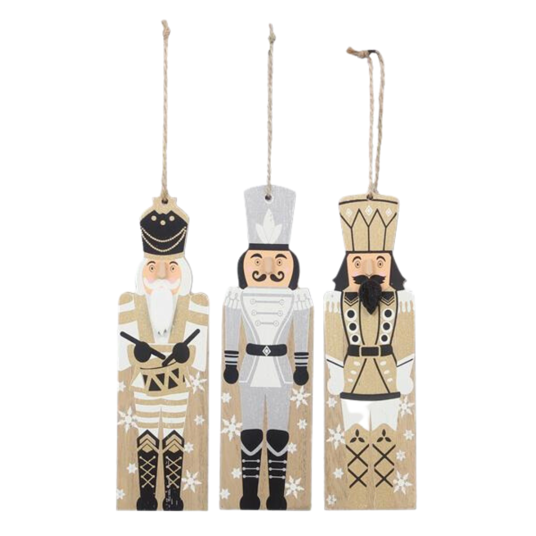 Nutcracker Wooden Ornament