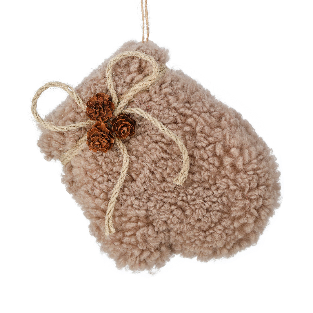 Woven Yarn Mitten Ornament
