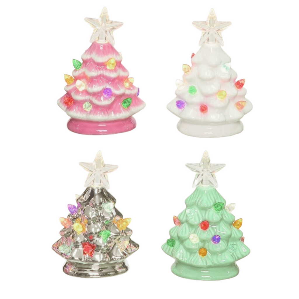 Mini Retro Light Up Christmas Tree - Monogram Market