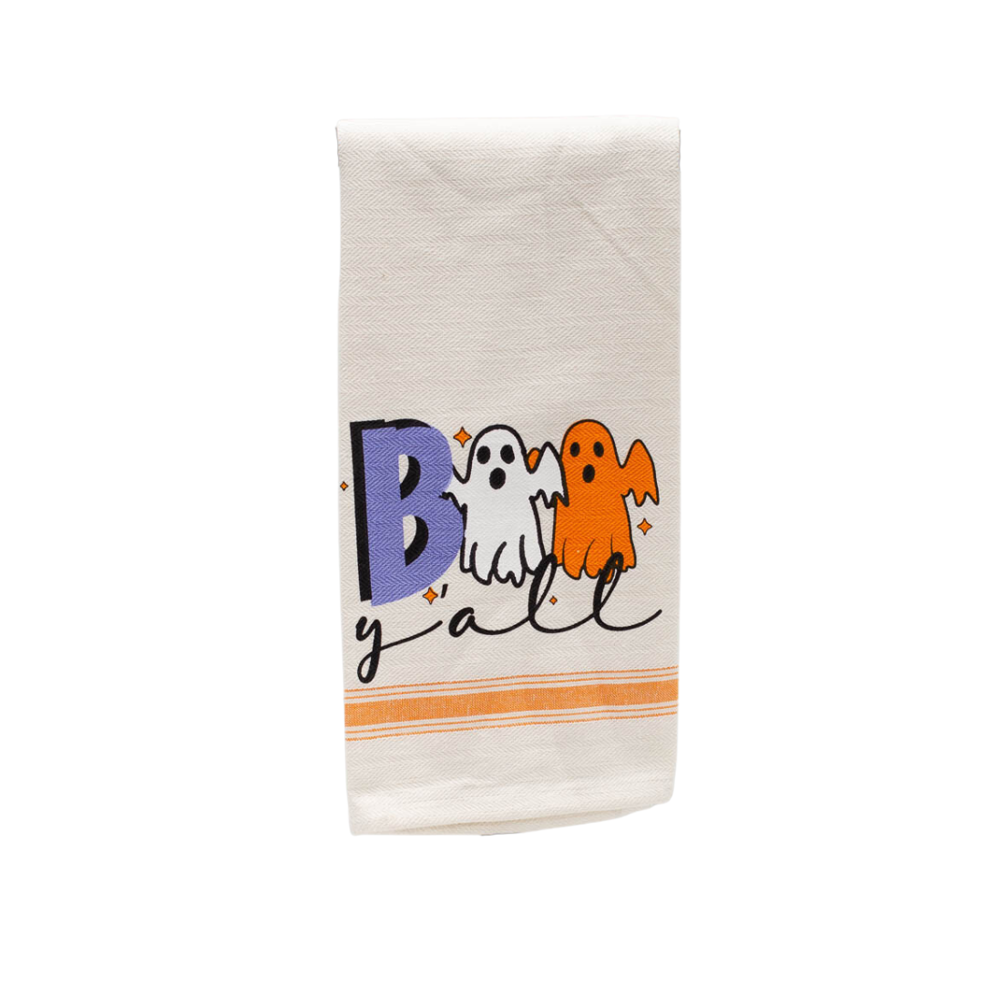 Boo Y'all Halloween Hand Towel