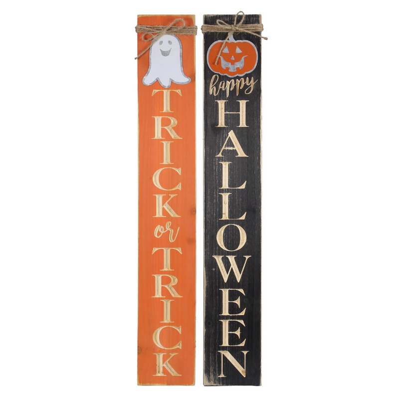 Wood Halloween Porch Signs - Monogram Market