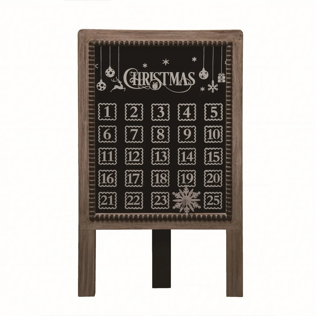 Wood Magnetic Christmas Countdown Easel - Monogram Market